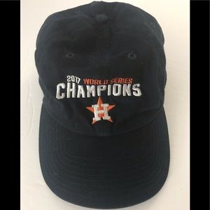 HOUSTON ASTROS BALL CAP HAT 2017 World Series OSFA